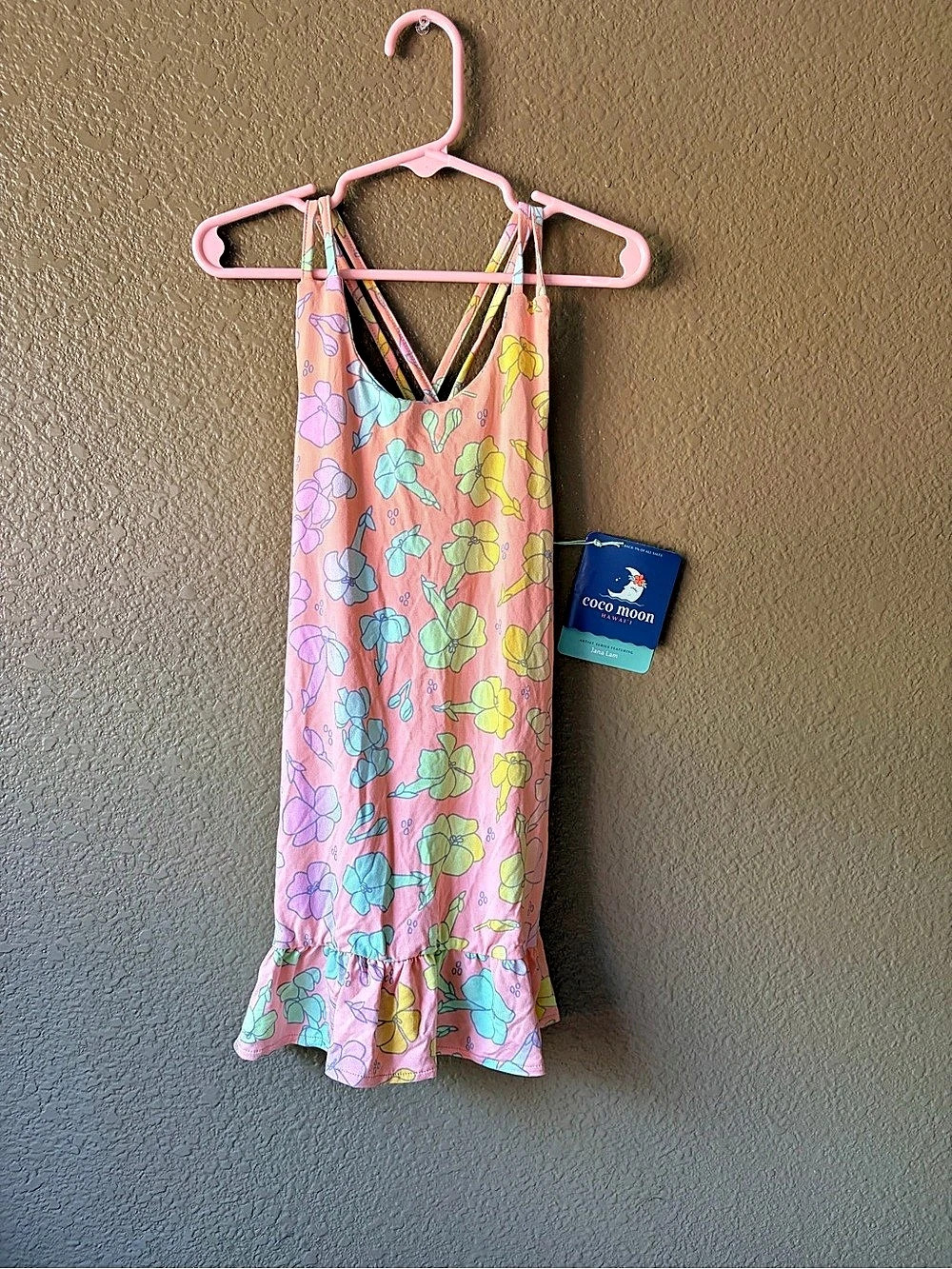 Coco Moon Floral Mini Dress Pink Size 4T NWT